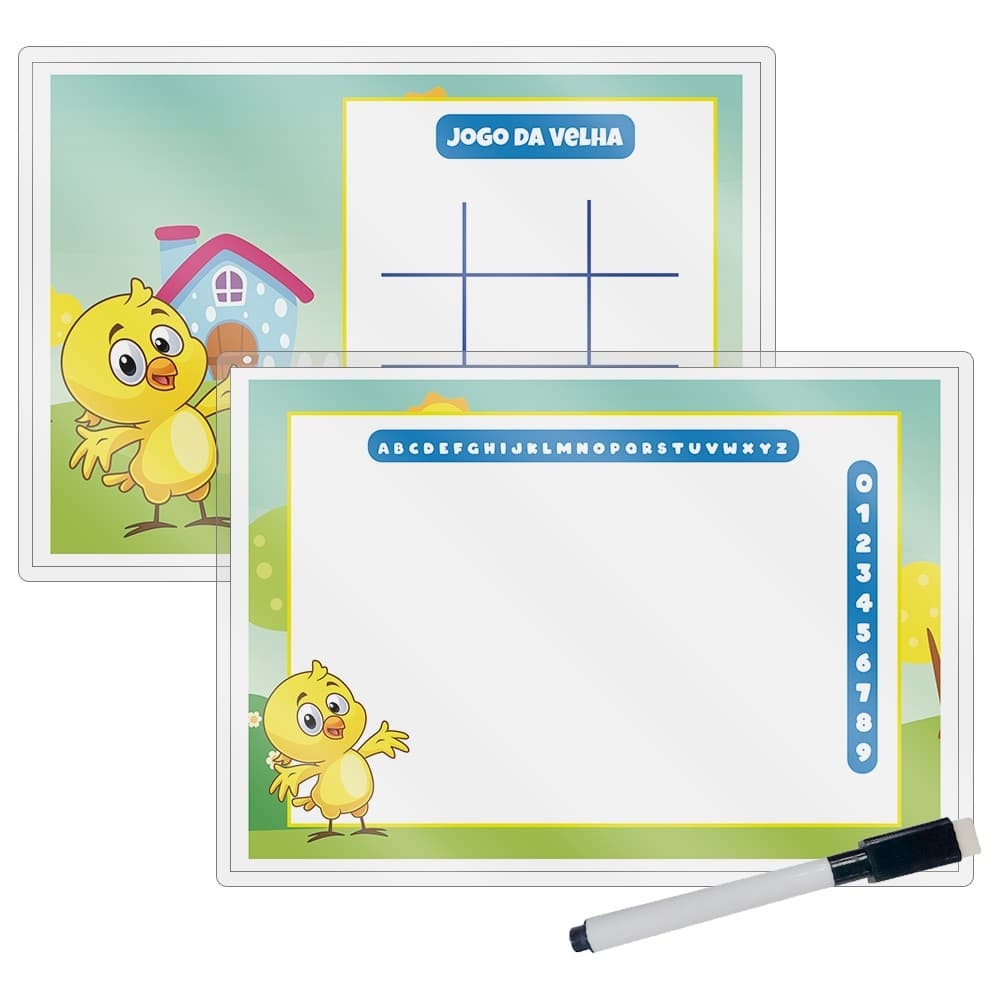Lousa Magica Lembrancinhas Para Aniversario Envio imediato No Tema Pintinho Amarelinho