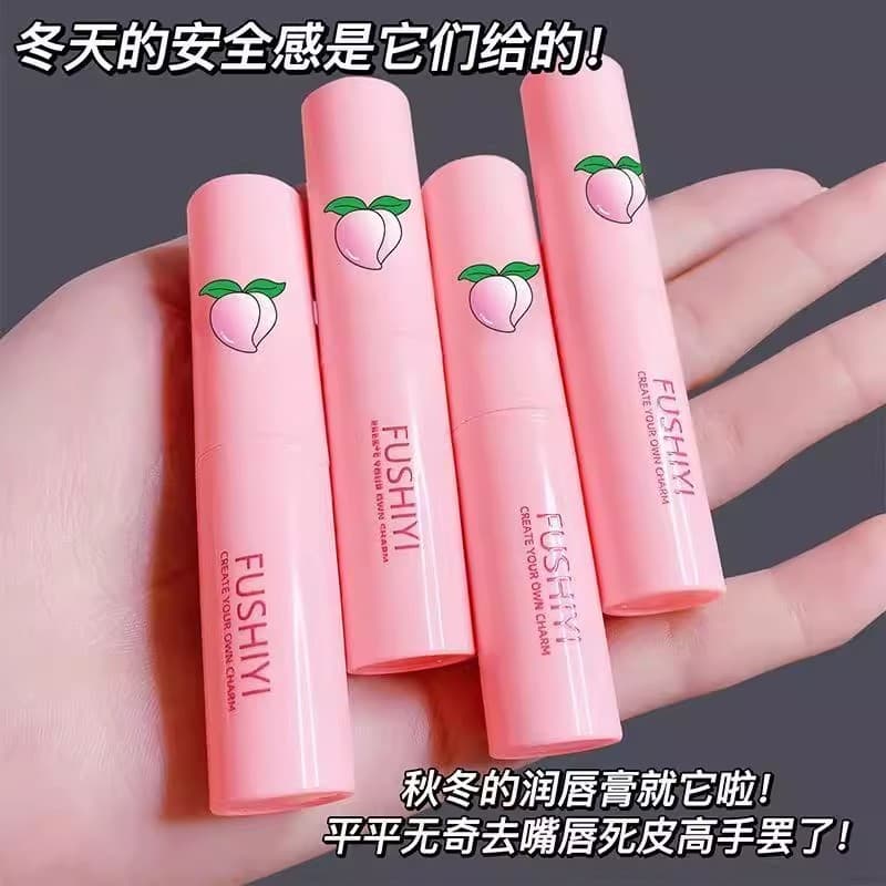 Bálsamo labial de vaselina hidratante hidratante hidratante esfoliante pele morta desbota linhas labiais descoloração es