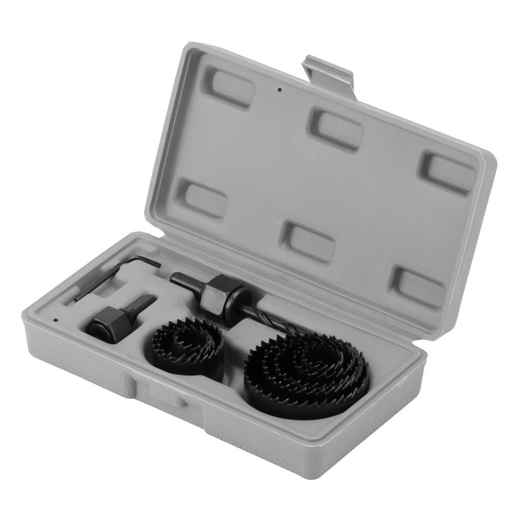 Jogo de Serras Copo Profissional Maleta 11 Peças Em Aço Carbono 19-64 Mm Mtx
