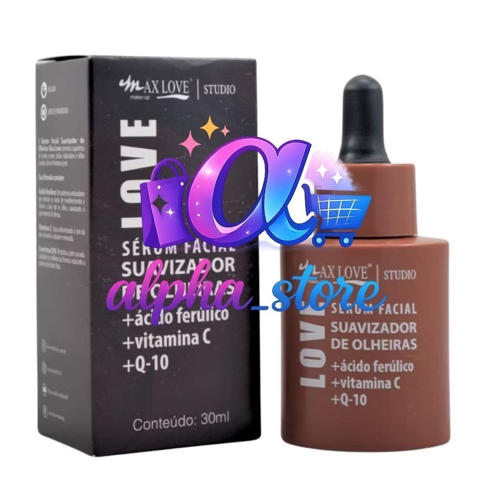 (V)✨ Sérum Facial Suavizador de Olheiras Max Love – Hidratação e Olhar RevitalizadoHEML