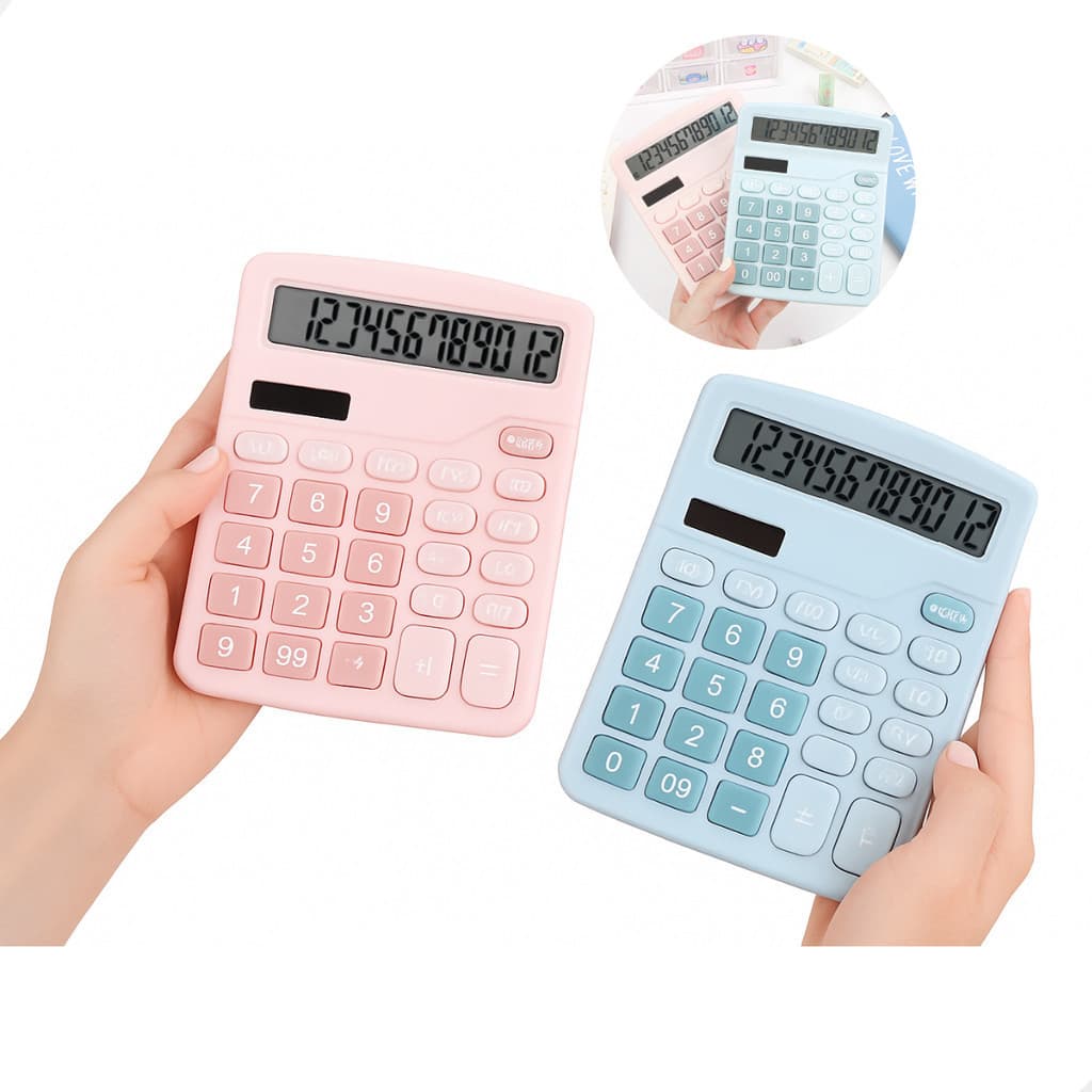Calculadora Clássica de Mesa para Escritório e Escolar Solar--k17