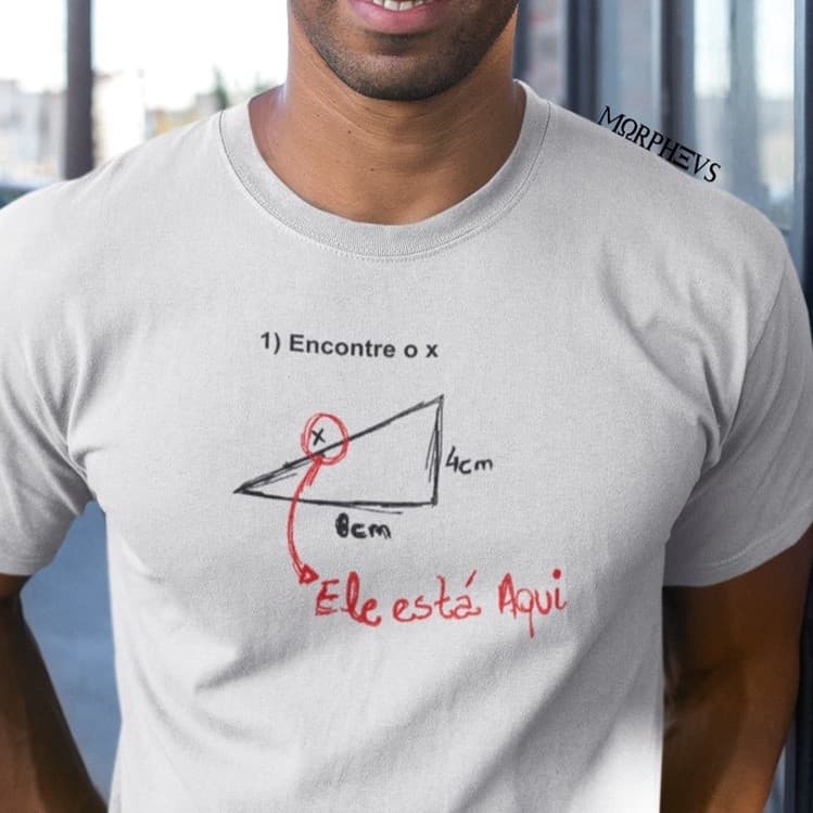 Camiseta Encontre o X Matemática