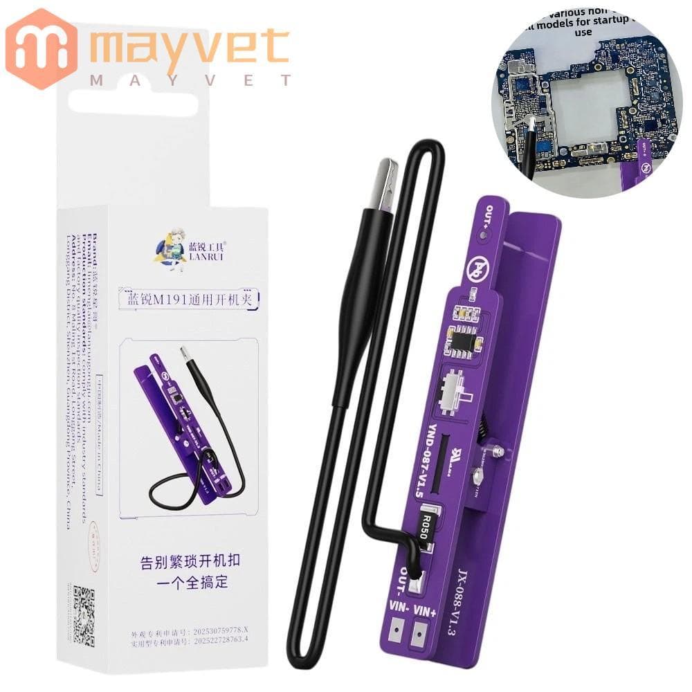 MAYVET M191 Clipe Liga/Desliga , Universal Com Luz Indicadora De Interruptor Para Celular , Detecção De Corrente