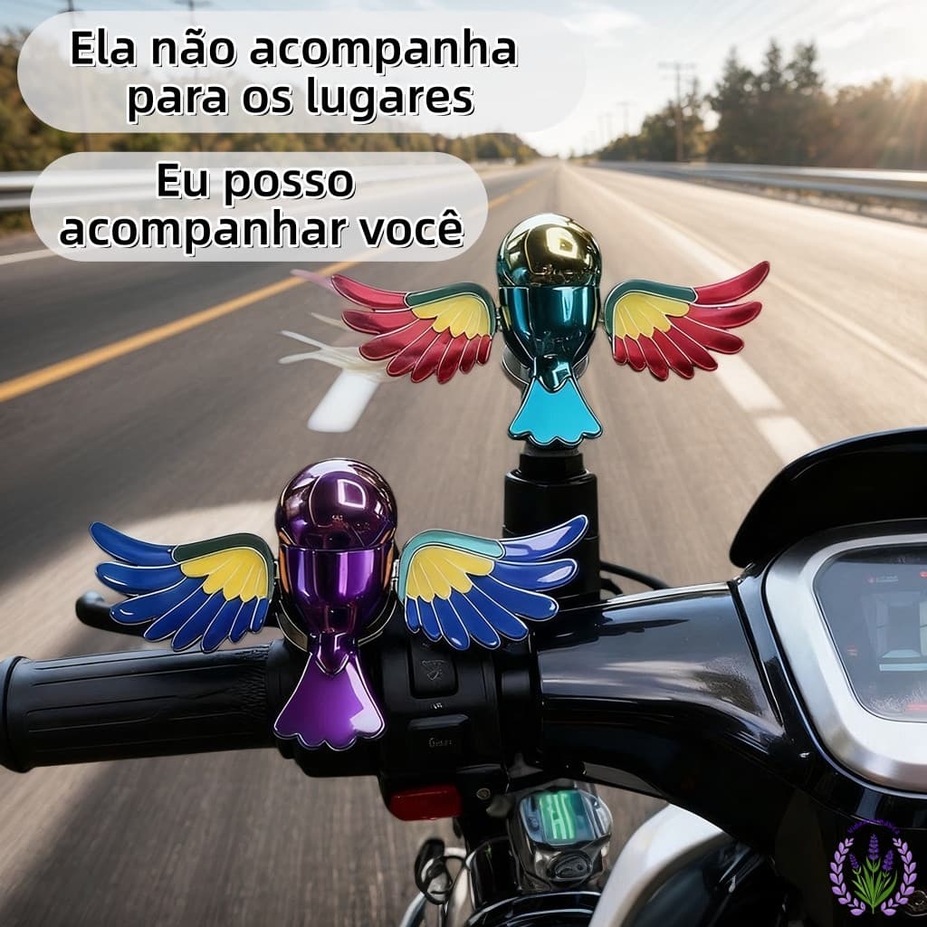 Companheiro de Carro Pássaro Voador Ornamento de Carro ao Ar Livre Ornamento de Carro Elétrico Decoração de Espelho Retr