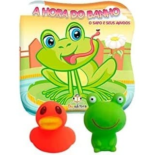 Livro de Banho - A hora do Banho: O Sapo e Seus Amigos - Ed. Blu Editora ( p05 )