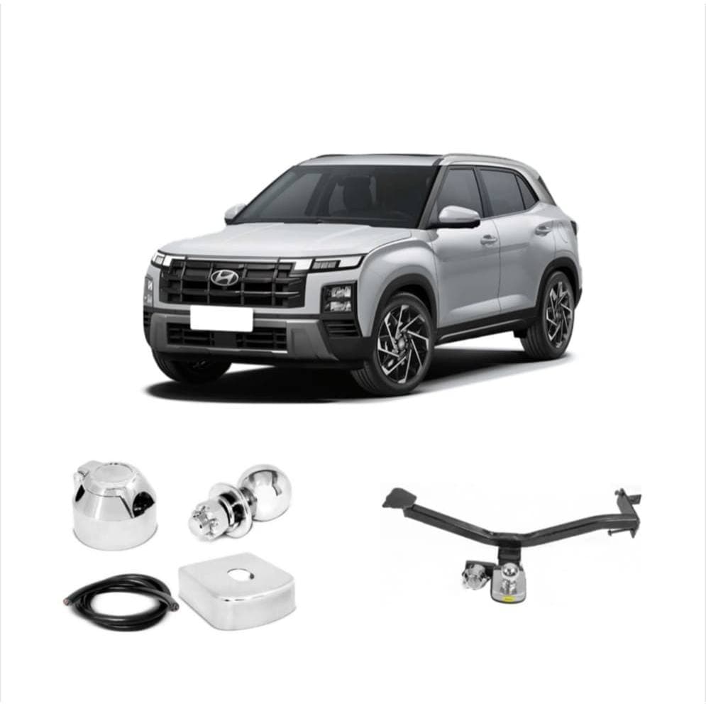 Engate Fixo Reboque REFORCEL Hyundai Creta / N-LINE 2017 até 2026 500KG