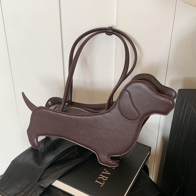 Versão coreana ins único na moda filhote de cachorro saco feminino 2025 outono inverno novo estilo moda All-Match bolsa