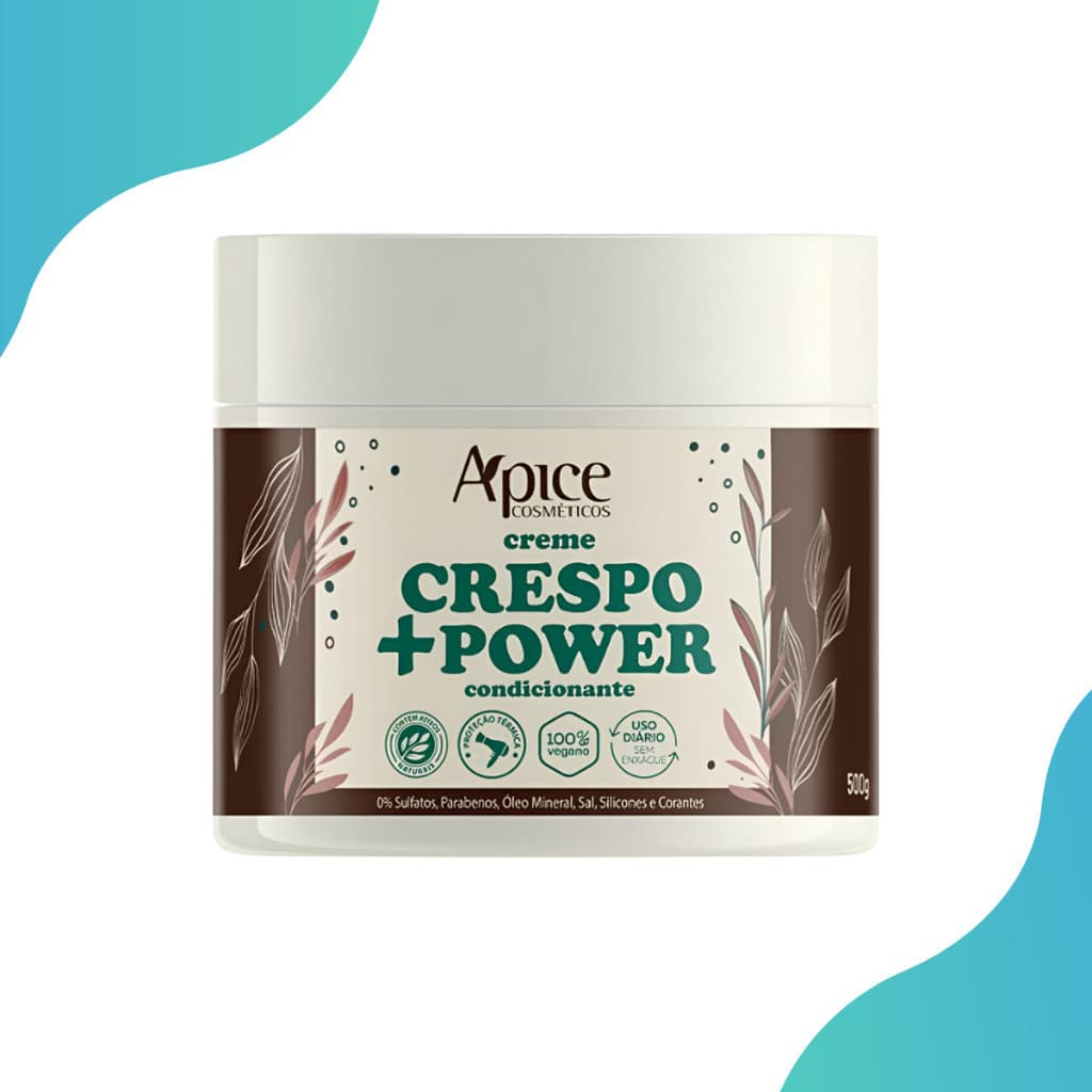 Creme De Pentear Crespo + Power Condicionante 500g Apice