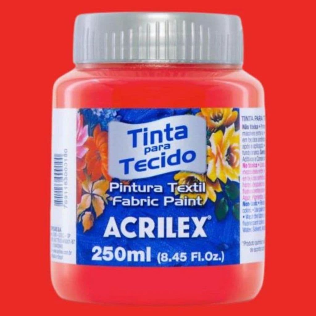 Tinta Tecido Fosca 250ml 984 - Vermelho Natal
