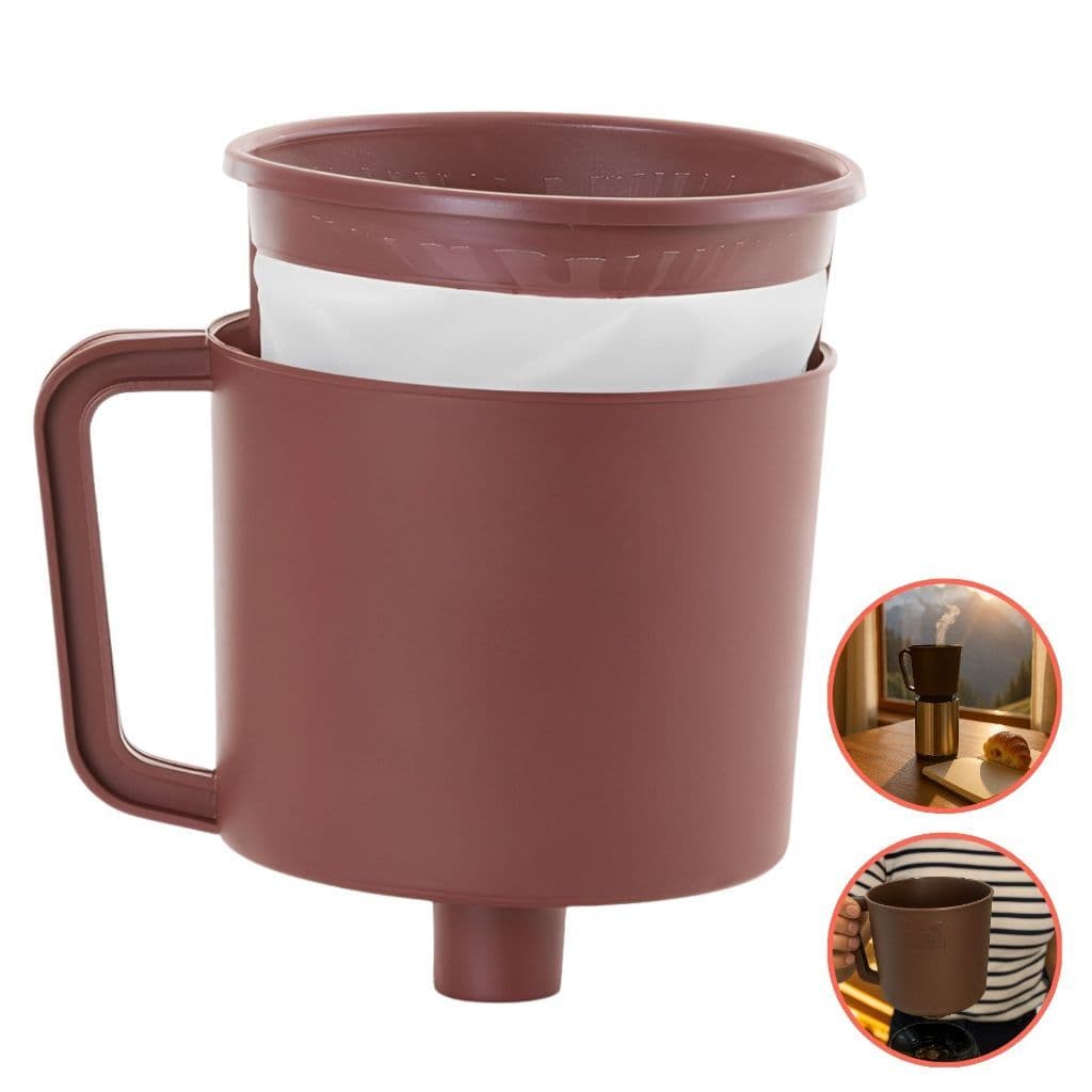 Suporte Filtro 103 Café Chá Reutilizável Coador Permanente Passador Econômico Durável Cafeteria Individual Coar Peneira