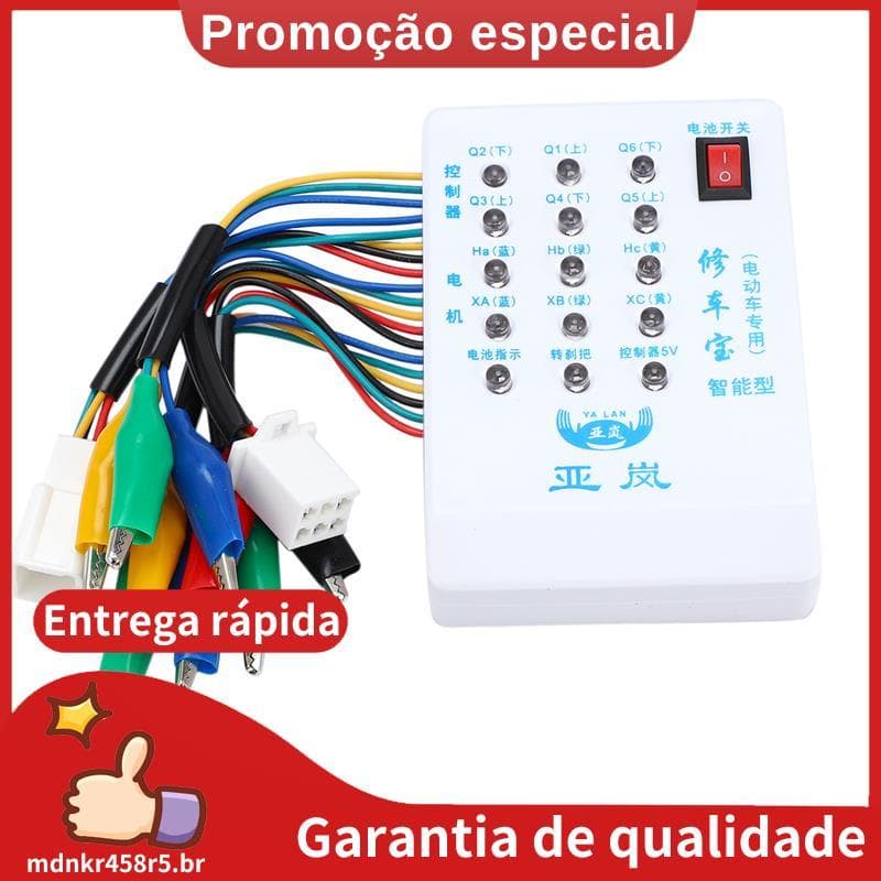 Testador De Controlador De Motor Sem Escova 24V/36V/48V/60V/72V Dispositivo De Teste De Salão De Scooter Para Carro Elét
