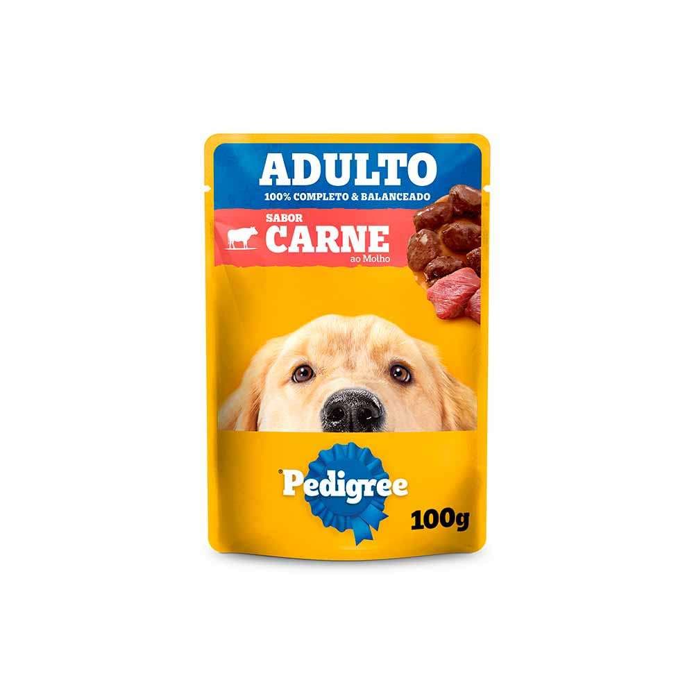 PEDIGREE SACHÊ ADULTOS CARNE AO MOLHO 100G