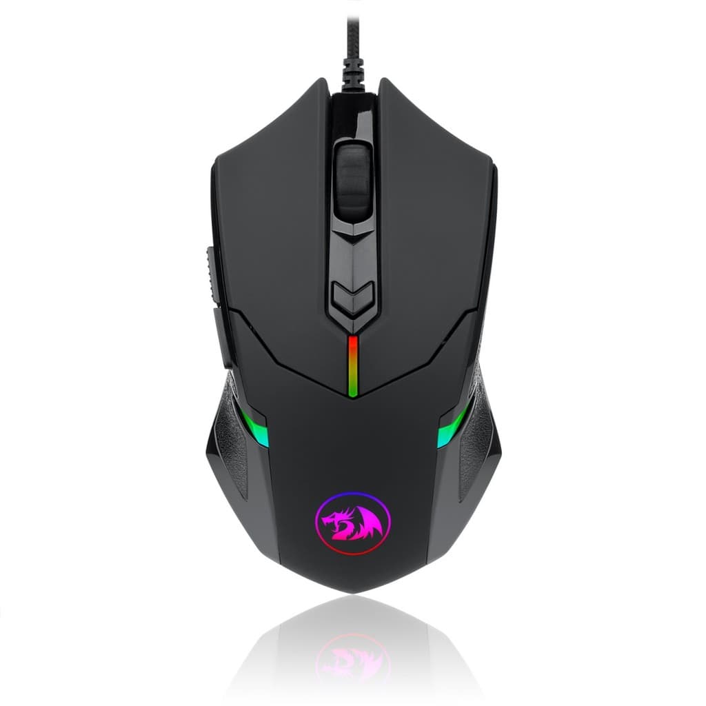 Mouse Gamer Redragon Centrophorus 2 RGB, 7200DPI, 6 Botões, Preto - M601-RGB V2