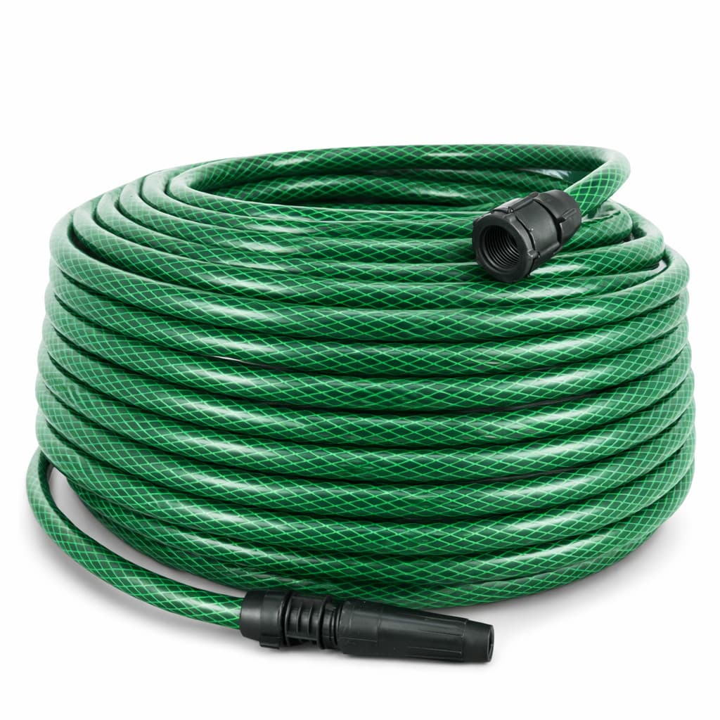 Mangueira Trançada Resistente e Flexível para Jardim - Verde 10m/15m/20m/30m/50 Metros