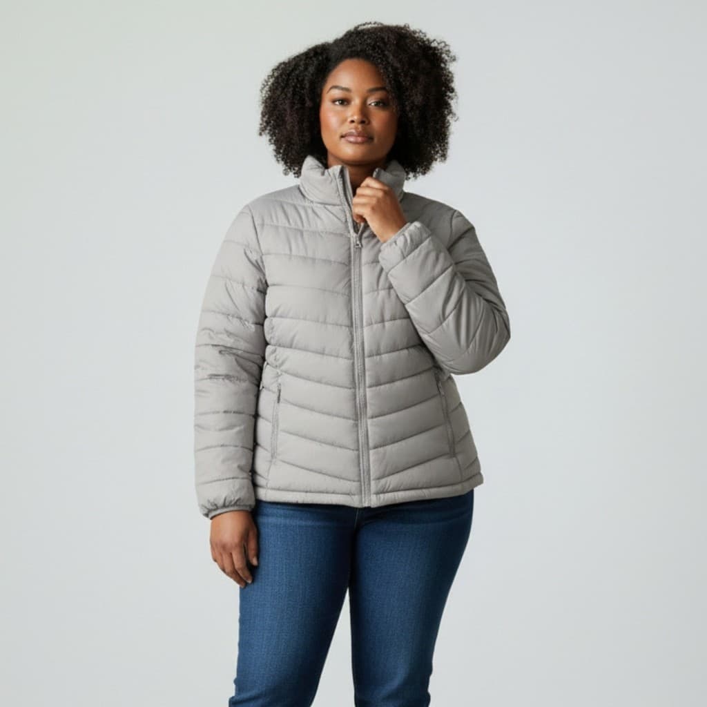Jaqueta Safira Sem Capuz Plus Size Quentinha do G1 ao G4