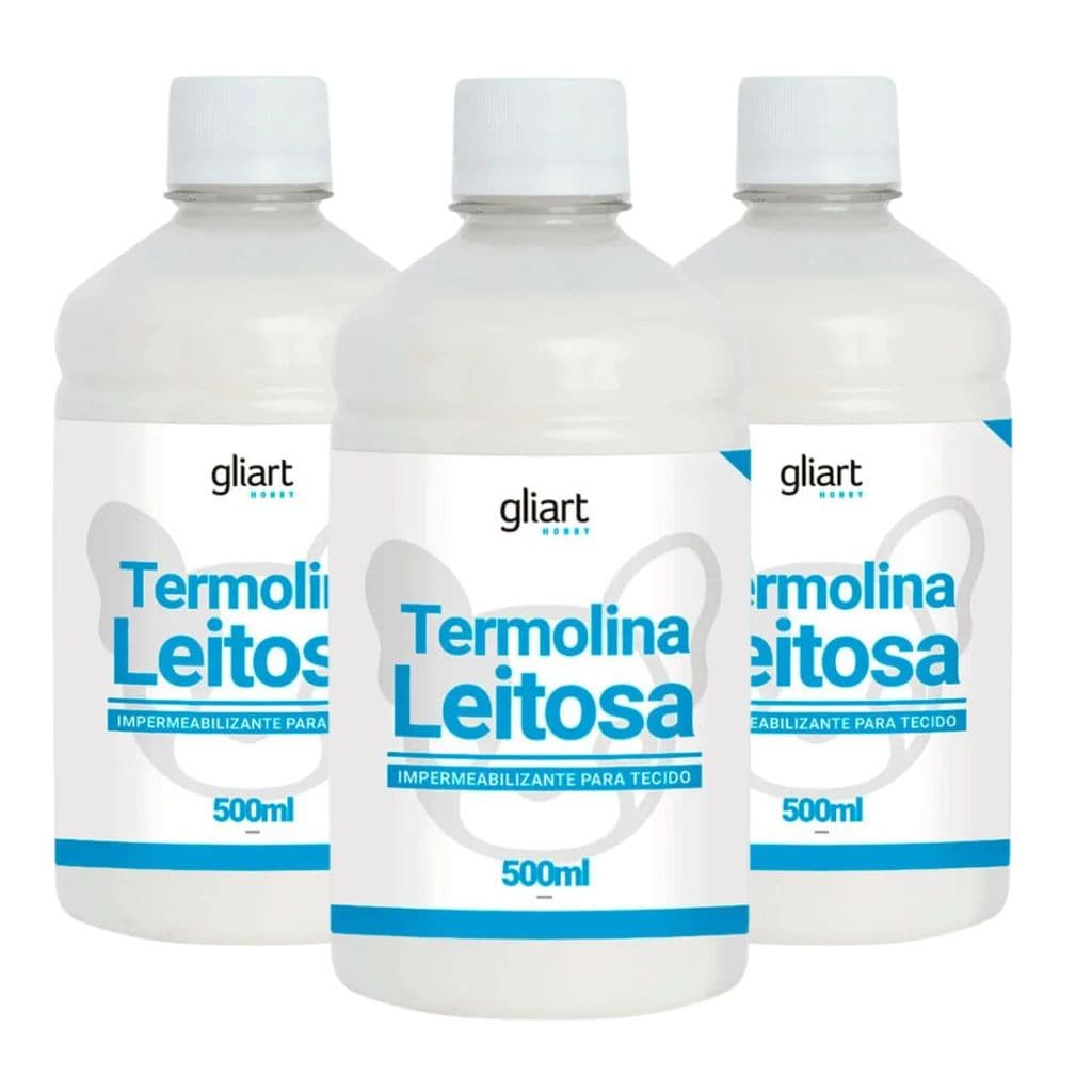 Kit 3x Termolina Leitosa 500ml Gliart