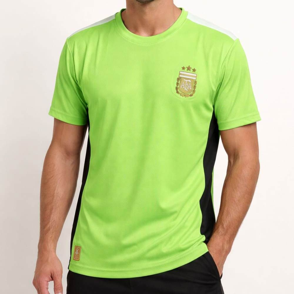 Camiseta Argentina Balboa Martinez 23 Verde Limão Oficial + NF