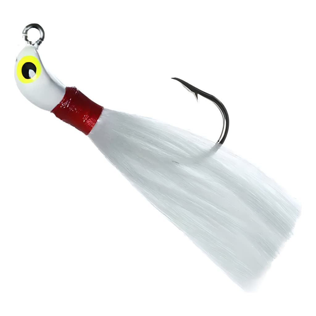 Isca Artificial Sinking Lori Jig 8g Branca Amarril Vermelho Para Traira