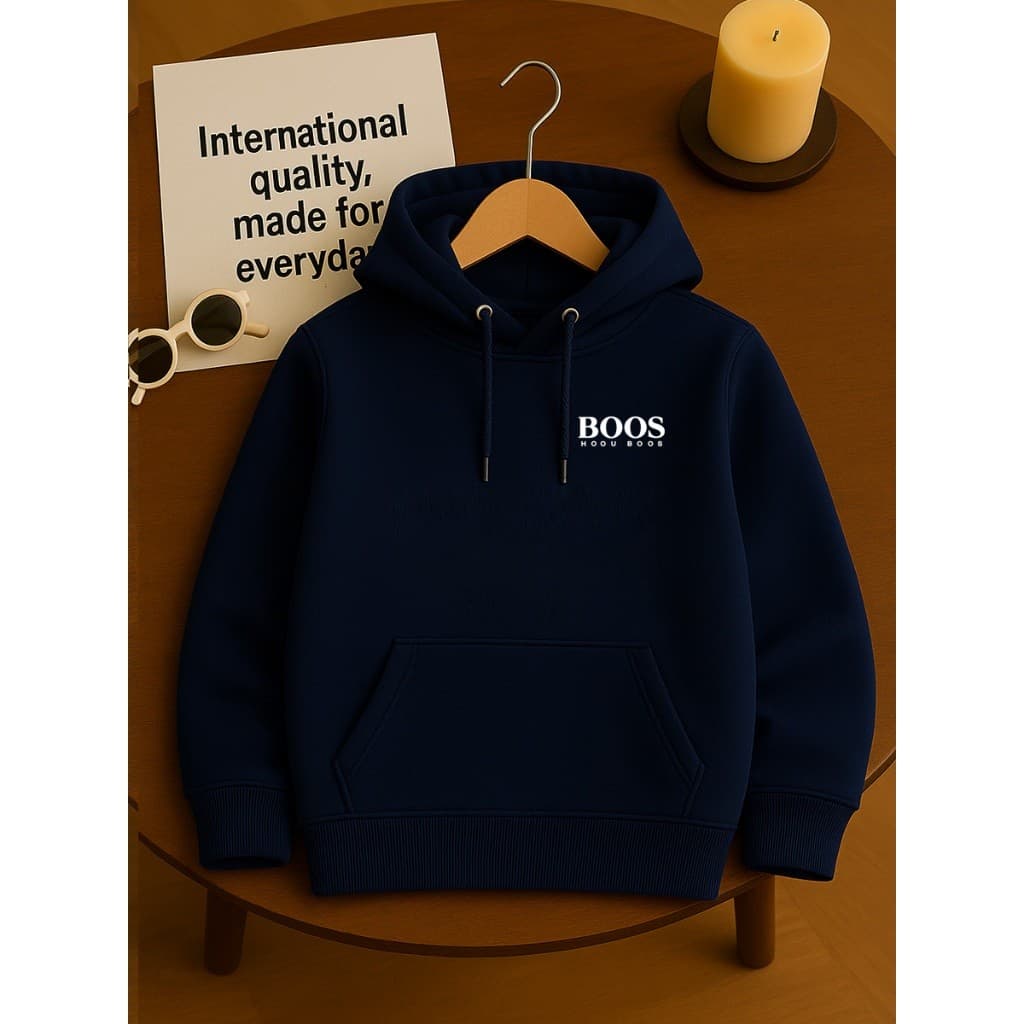 Agasalho Infantil Blusa de Frio Canguru Moletom Premium Com Capuz Flanelado 100% Algodão