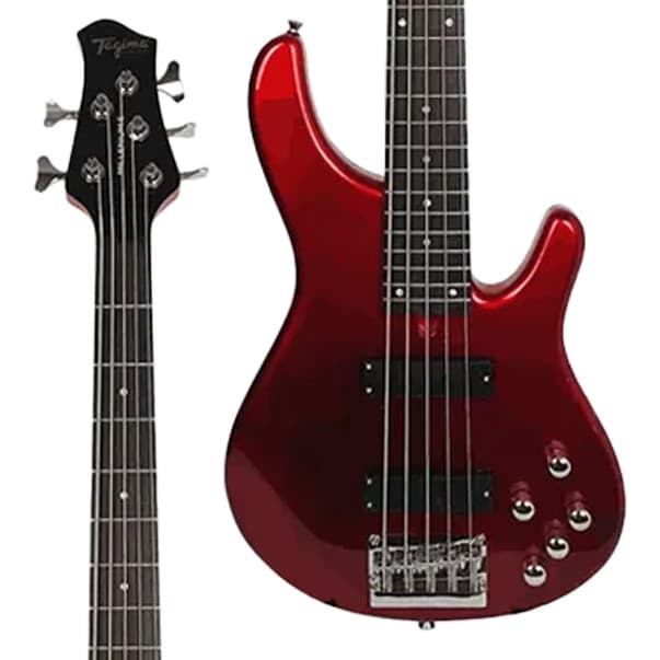 Contra Baixo Tagima Millenium 5 Cordas MR Metallic Red Vermelho Metalico Ativo