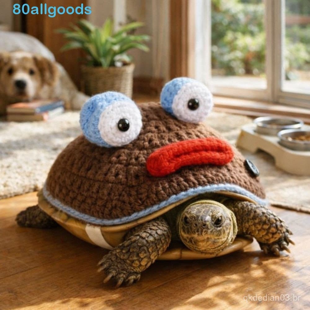ALLGOODS1 Roupas De Tartaruga Para Animais De Estimação , Suéter Tricotado Feito À Mão Quente , Roupa De Animal Pequeno