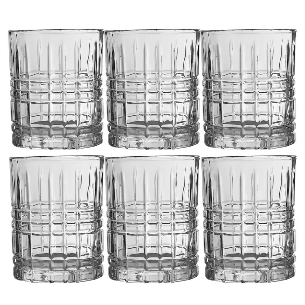 Kit 6 Copos Para Whisky Drink Luxo Old Fashion Vidro 240ml