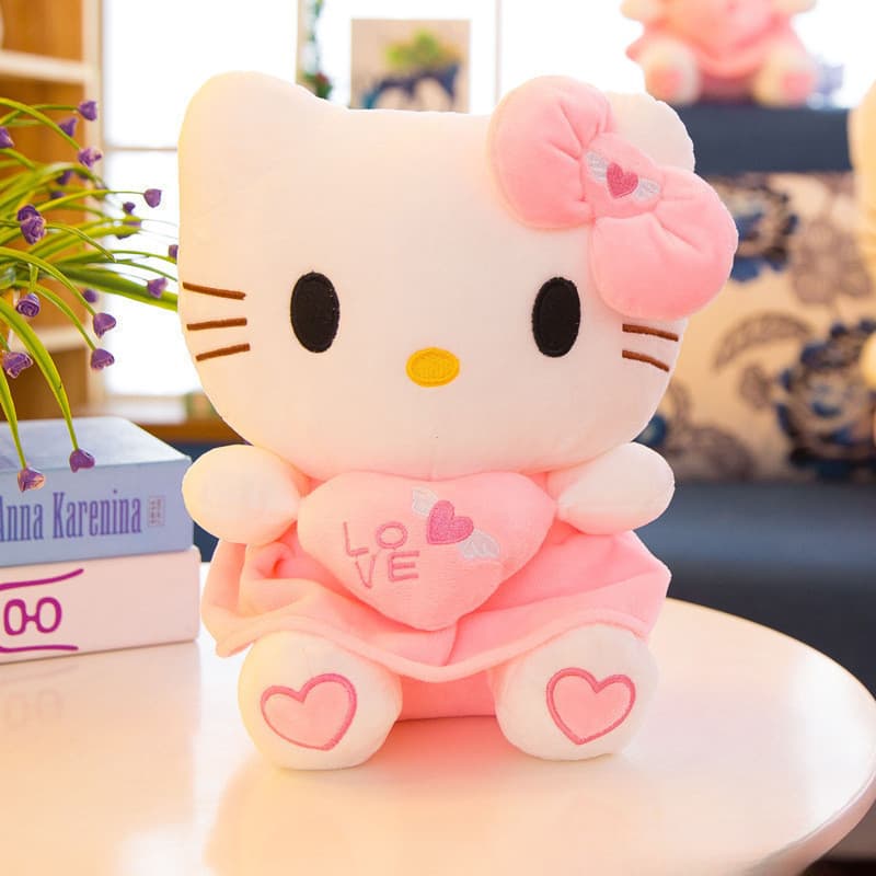 Hello Kitty Criativo em Forma de Frutas Brinquedos de Pelúcia/Bonecas/Bonecas Saia Bonecas de Gato/Travesseiro Boneca In