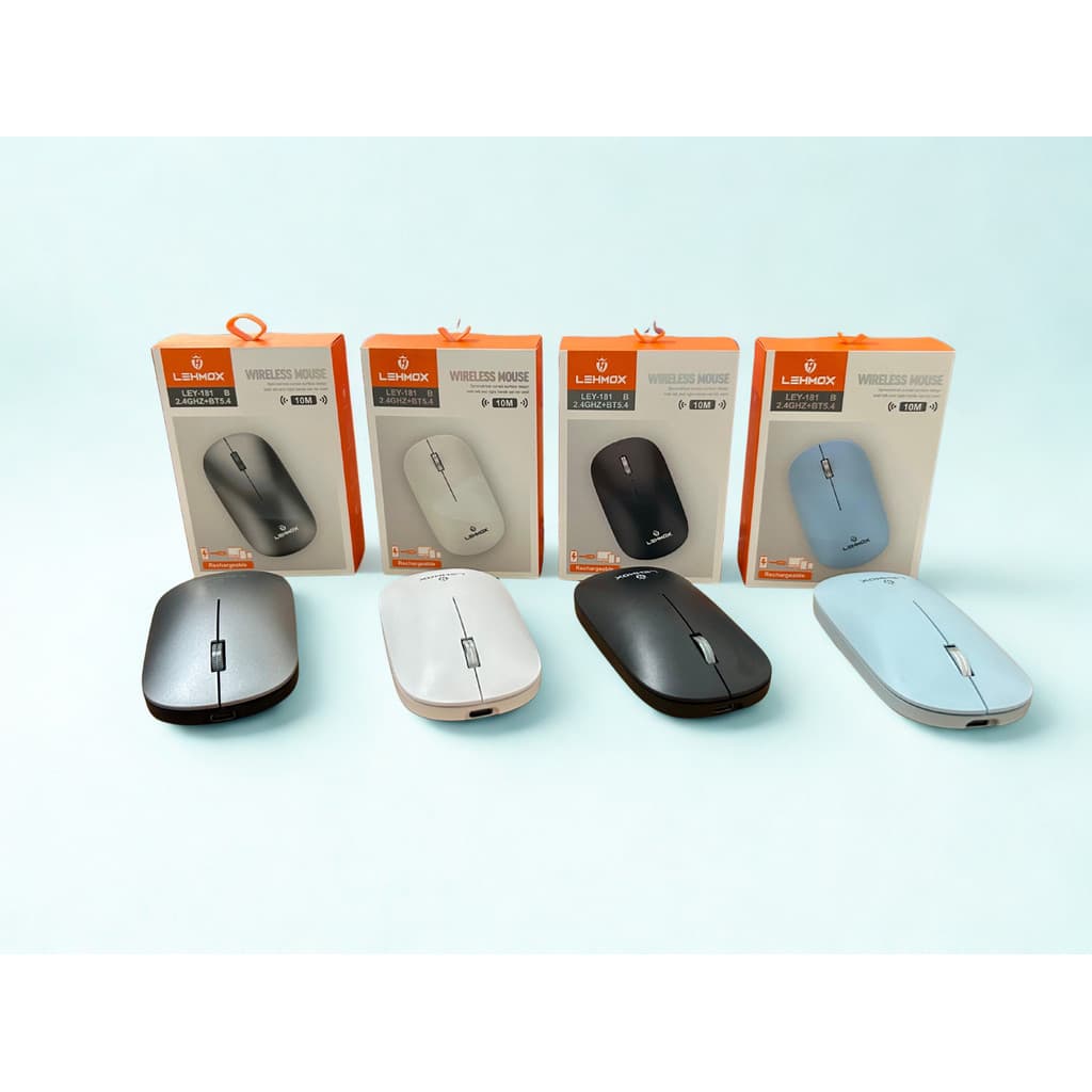 Mouse Sem Fio Recarregável Lehmox LEY‑181 Wireless Mouse