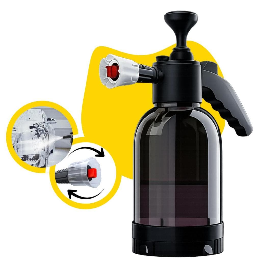 Snow Foam Pulverizador Carro Estética Lavagem Espuma Manual Pulverizador Bico Regulável 2 Litros