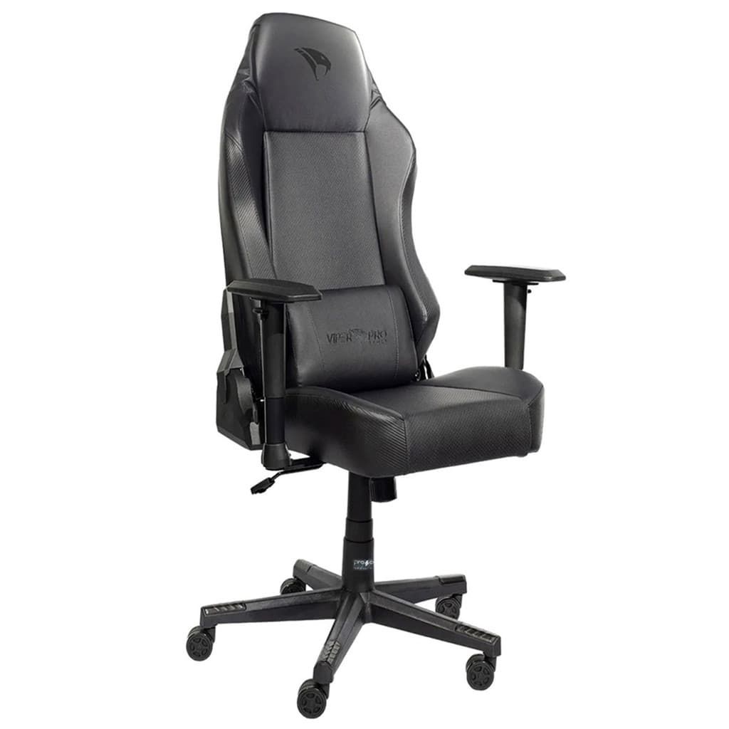 Cadeira Gamer Escritório Ergonômica Giratória Mamba Evolution Preta Confortável Viper Pro Vp003