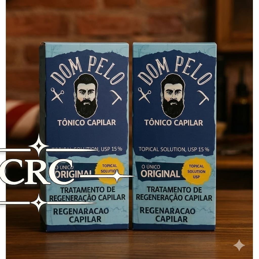 Kit 2 Tônico Dom Pelo 15% - Tratamento de Regeneração e Preenchimento Capilar (120ml)WW79