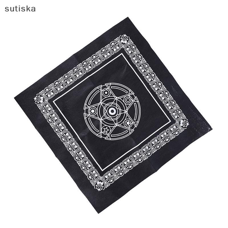 sutiska 49 * 49cm Pentagrama Jogo De Tarô Toalha De Mesa Tabuleiro Têxteis Tarôs Capa BR