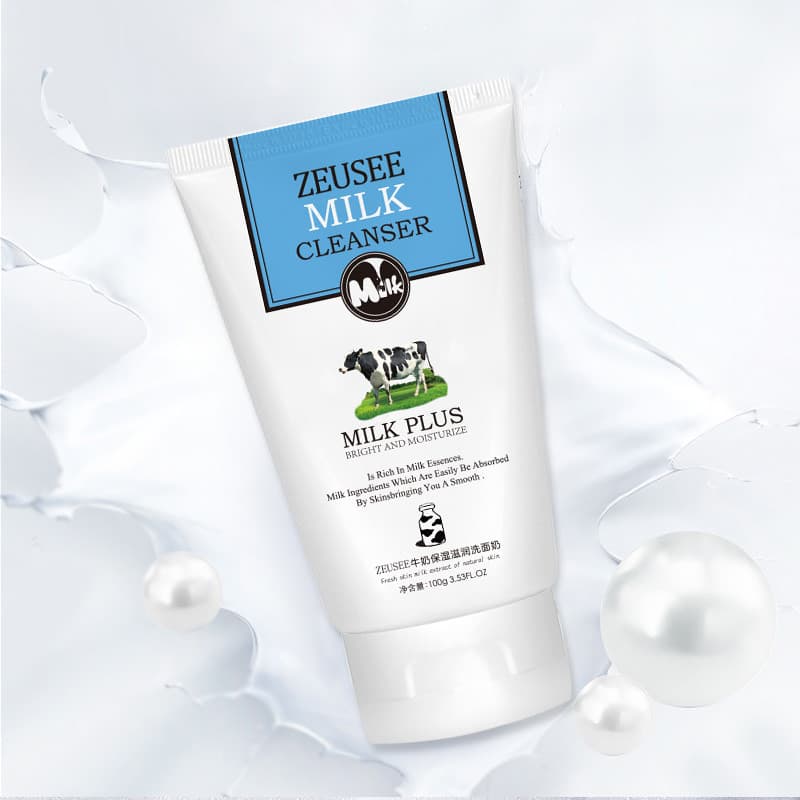 Zeusee Zeusee Leite Hidratante Espuma Hidratante Limpador Facial Limpeza Profunda Controle de Óleo Equilíbrio Água Óleo
