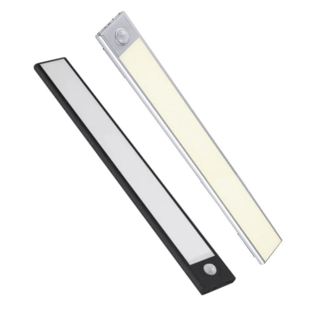 Luminária LED Barra Slim Luz Branca 40cm C/ Sensor de Movimento