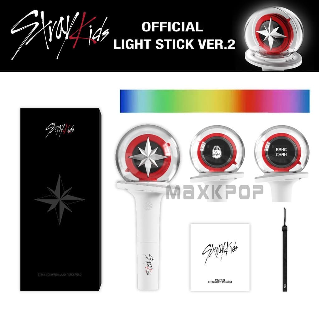 [Pronto para envio] Lightstick Oficial STRAY KIDS Segunda Edição Versão Nova e Selada