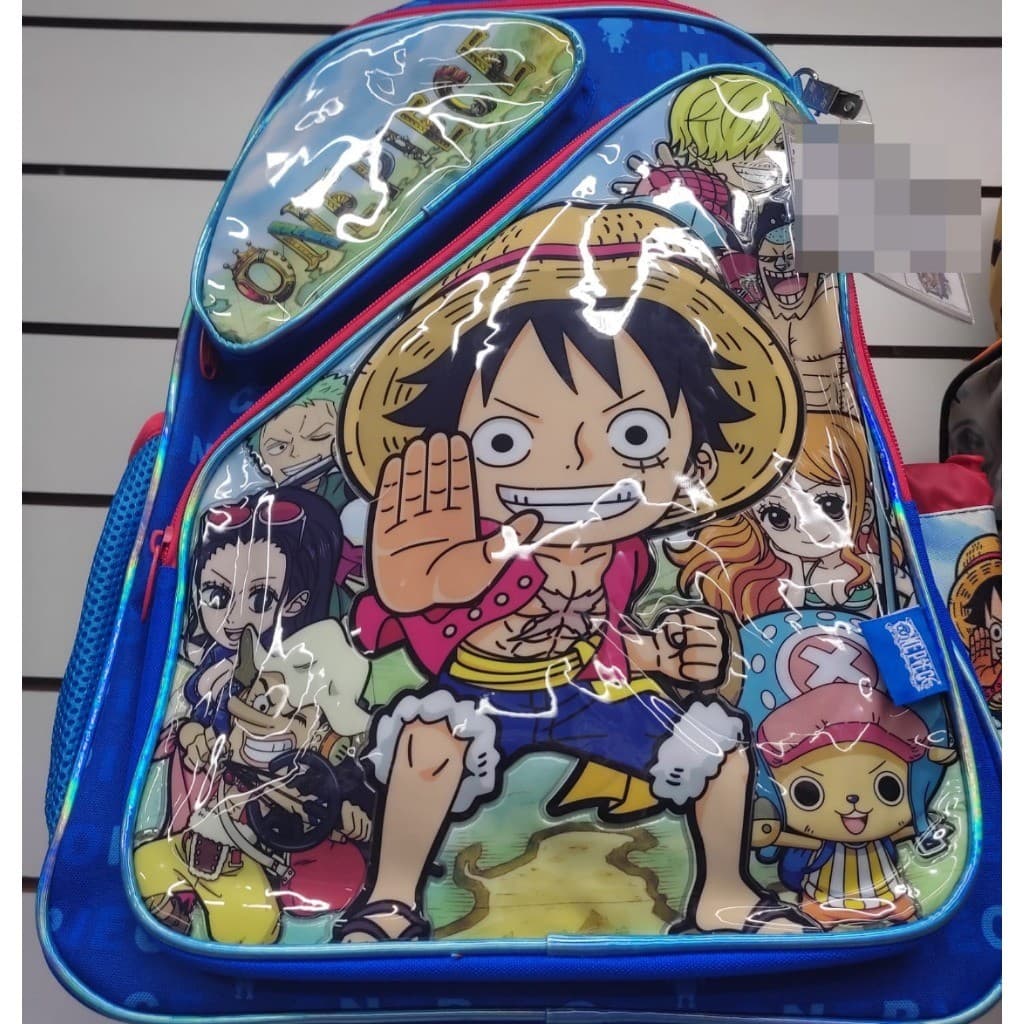 Mochila Escolar de Rodinhas Infantil One Piece - Anime - Tamanho Grande - Modelo 2025