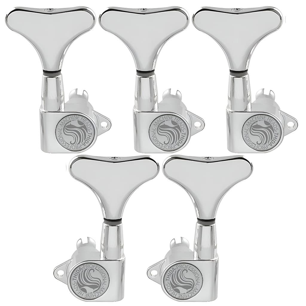 Tarraxas Blindadas Thida Cauda de Peixe Para Contra Baixo Bass 5 Cordas 3+2