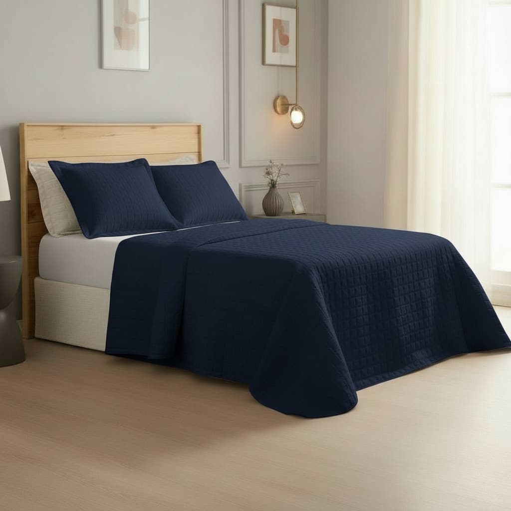 CobreLeito Matelado ATHENAS Casal Queen Dupla Face  Micropercal 400 FIOS LUXO-DMX