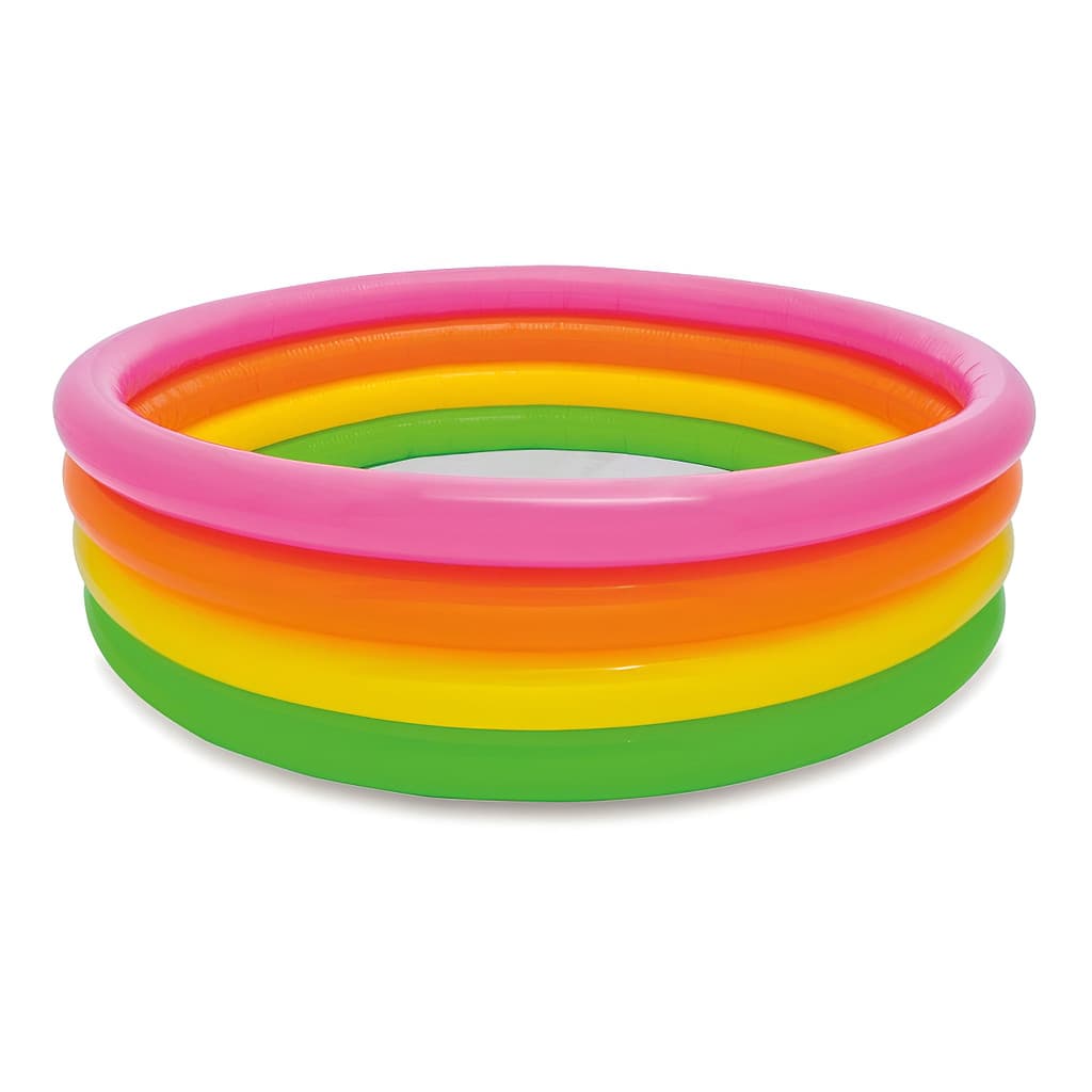 Piscina Inflável Infantil Intex Sunset Glow 780 Litros 4 Anéis Original
