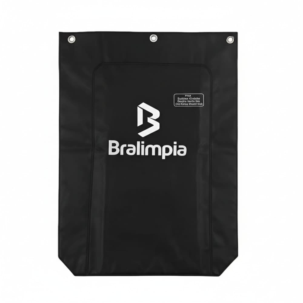 Saco Coletor Carrinho Limpeza Bralimpia Preto 90l Reforçado