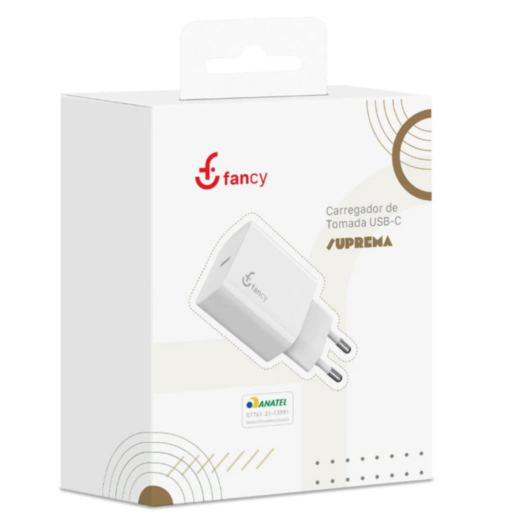 Fonte Turbo 20W USB-C - FANCY Suprema PD-01