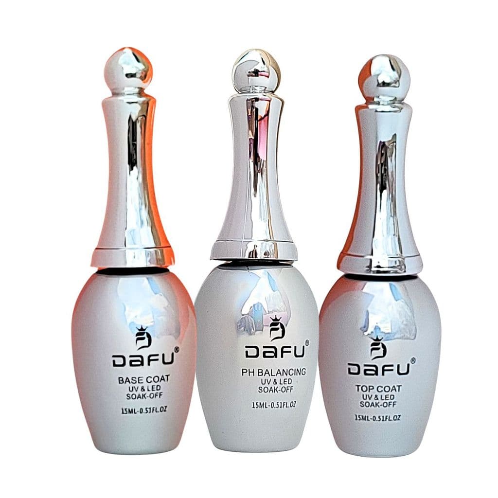 Preparadores Dafu Kit Base Coat Ph Balancing Top Coat Unhas