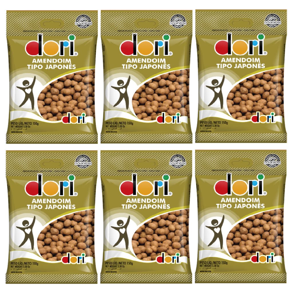 Val20/05/26 Kit C/ 6 Un Amendoim Tipo Japonês 150g - Dori