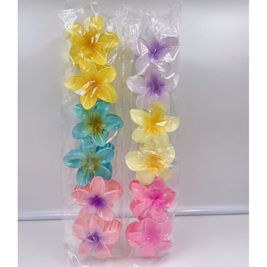Kit 12/24/36 Peças Grampos piranha De Cabelo Flor De Feriado De Praia Barrettes Alto Qualidade 6CM atacado