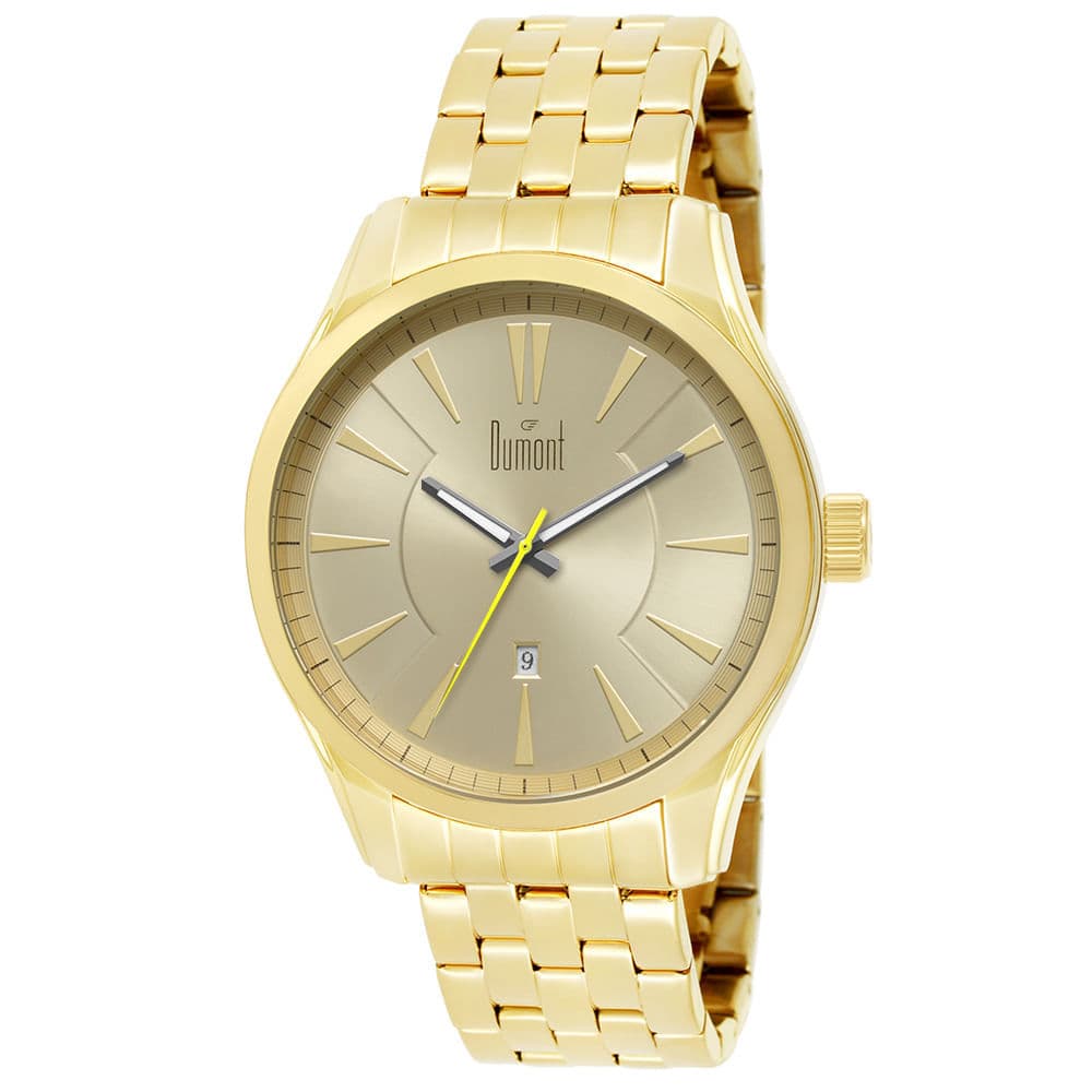 Relógio Dumont Masculino Slim Dourado - DU2315AV/4Y