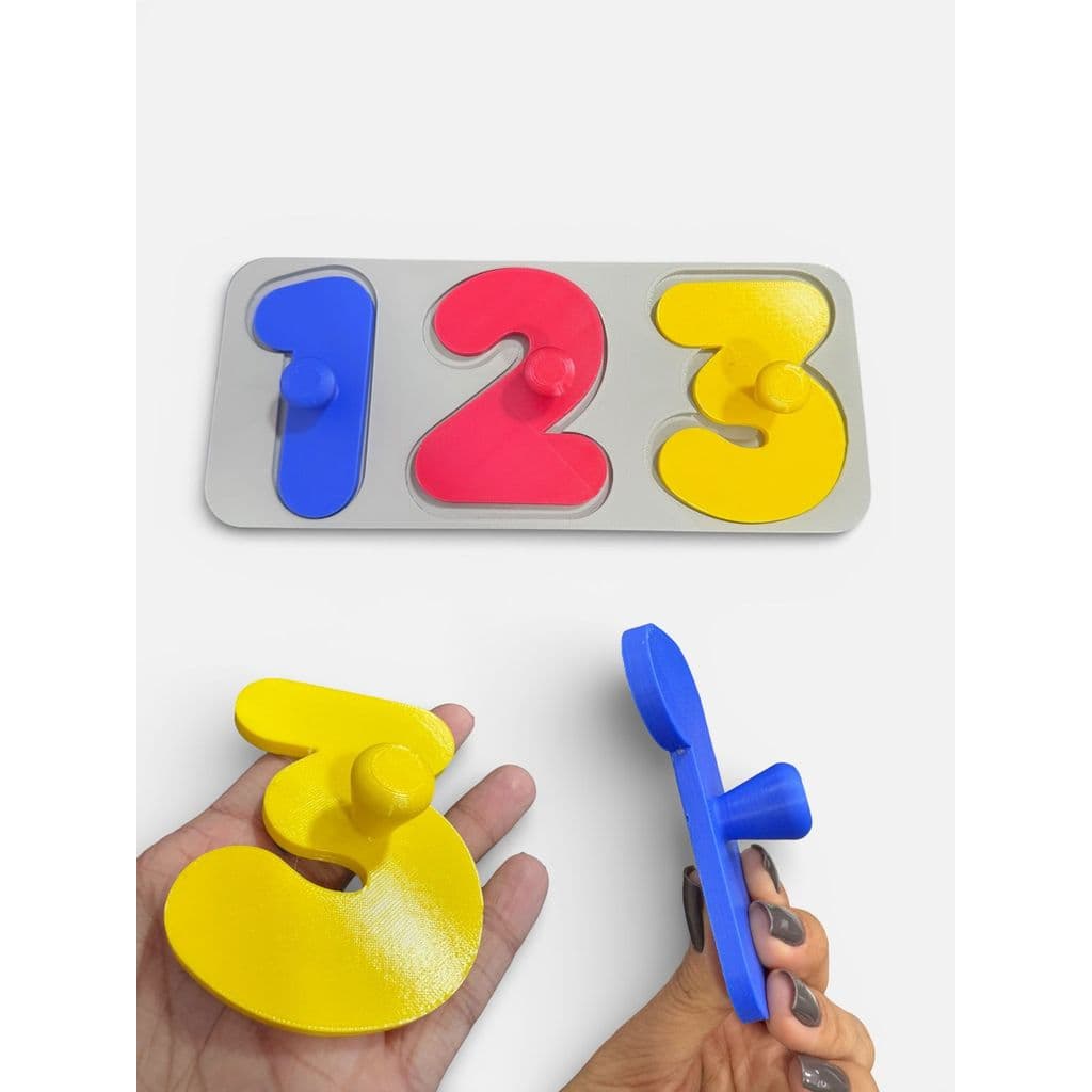 Brinquedo Pedagógico Infantil Encaixe Sensorial Numérico