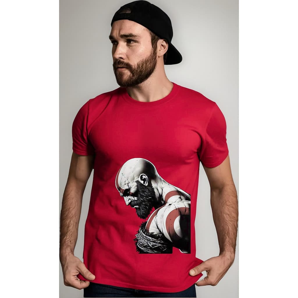 Camiseta God Of War Ii Rosto 100% Algodão Entrega Imediata