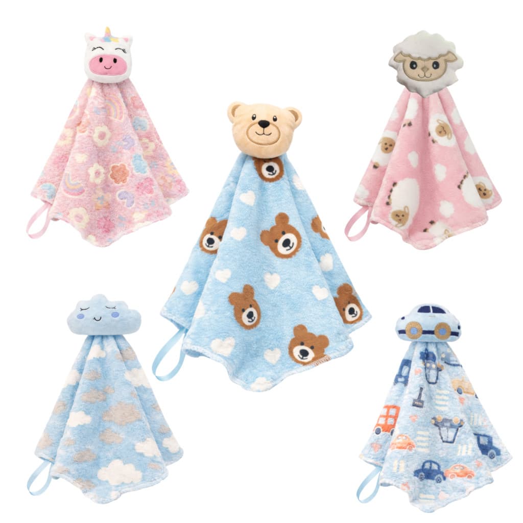 Naninha para Bebê Macia Brilha no Escuro 25x20cm 100% Poliéster