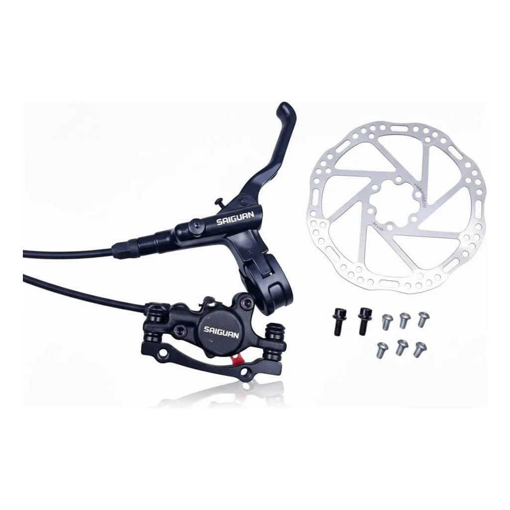 Freio Disco Hidráulico Saiguan Traseiro Mtb Com Rotor 160mm