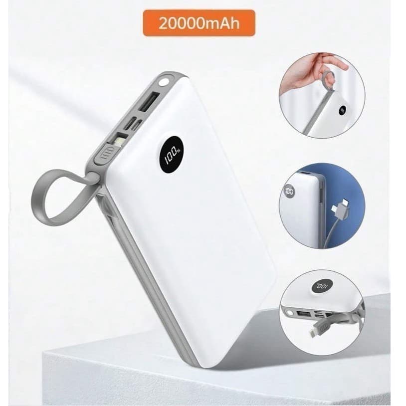 Carregador Portátil Bateria Power Bank 20000mah Marisa